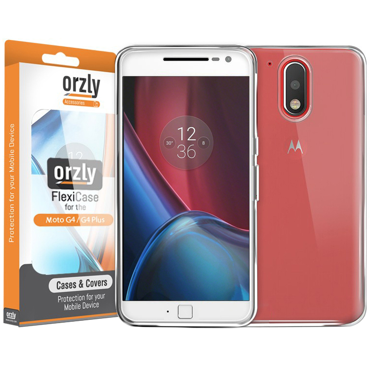 Orzly Flexi Case Motorola Moto G4 Plus (Clear)