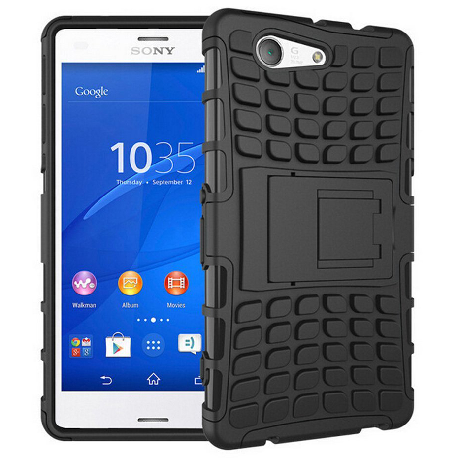 chaos ramp Tot ziens Dual Layer Rugged Shockproof Case for Sony Xperia Z3 Compact