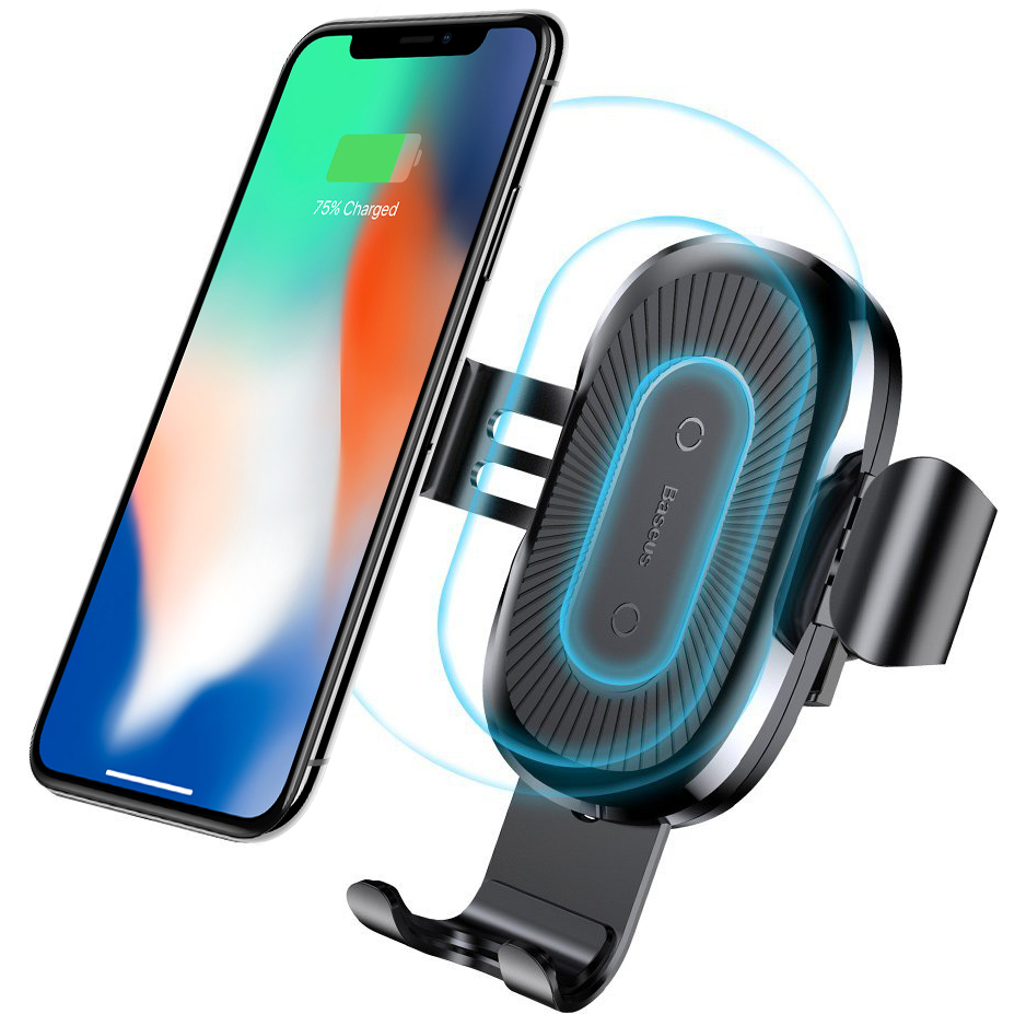 Baseus Gravity Air Vent Car Mount Holder / Wireless Charger