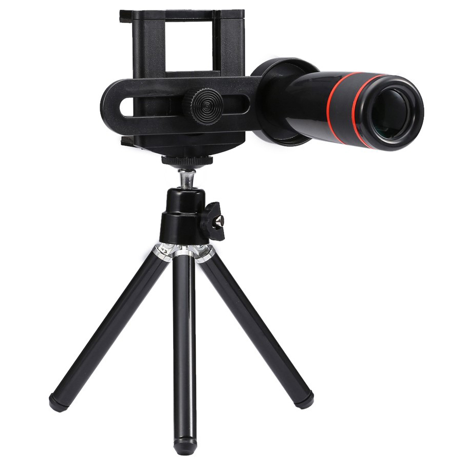 12X Optical Telescope Camera Lens & Tripod for Phones