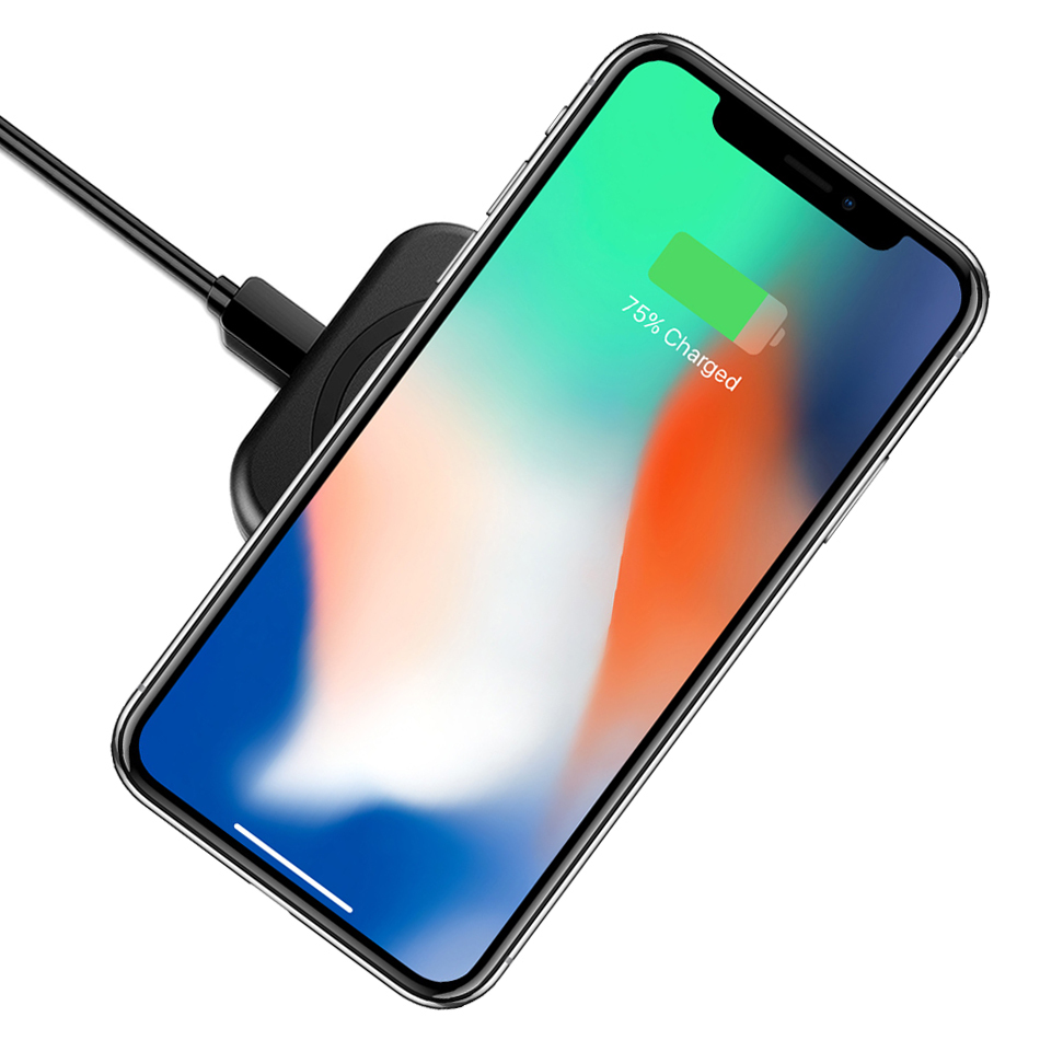 10W Fast Qi Wireless Charger Pad for Apple iPhone X / 8 Plus