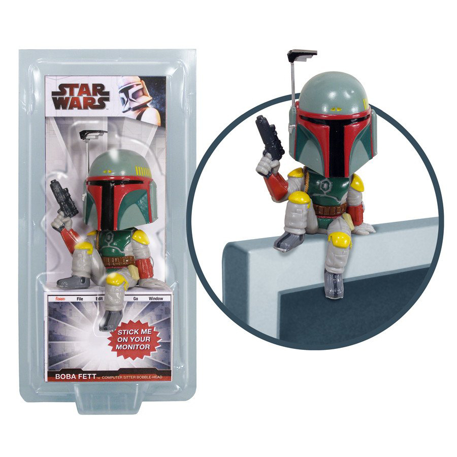 Funko Star Wars Boba Fett Computer Sitter Bobble-head Figurine