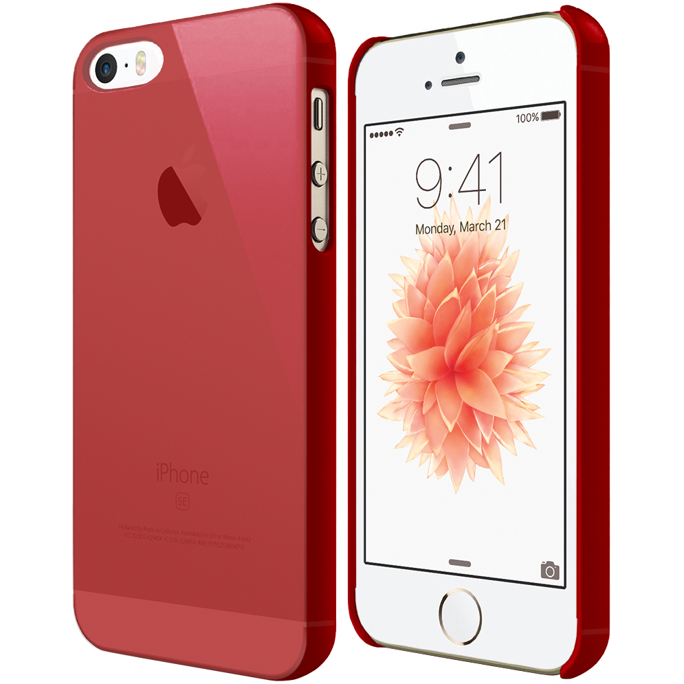 PolySnap Hard Shell Case - Apple iPhone SE / 5s (Red Frost)