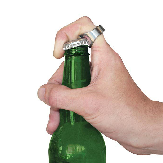 Beer Bottle Opener Ring 