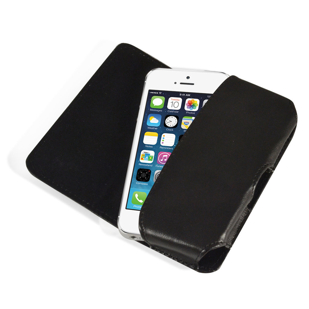 Download Belt Loop Leather Carry Case Pouch for Mobile Phones