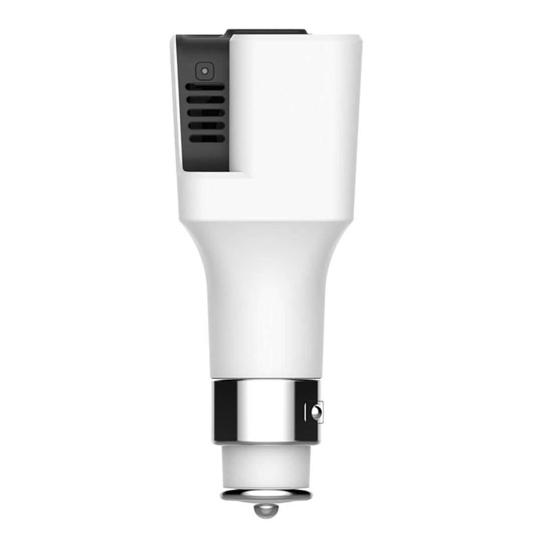 Rock USB Car Charger & Aroma Diffuser Air Purifier (White)