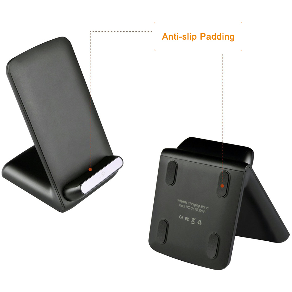 00 qi wireless charging stand triple coil charger for mobile phones