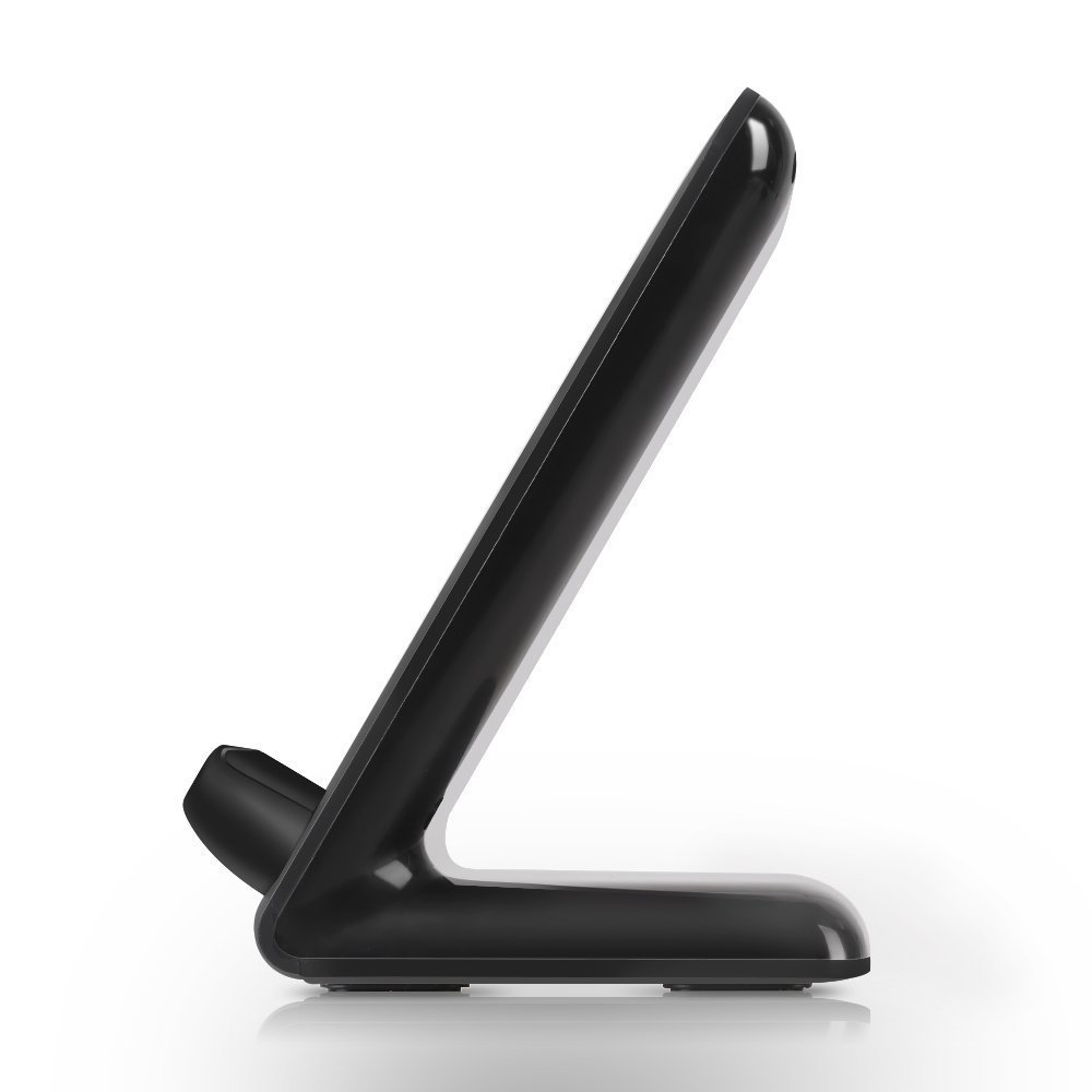 qi wireless charging stand with 3 coils black 07