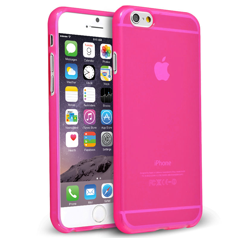 Flexi Case for Apple iPhone 6s (Smoke Pink)