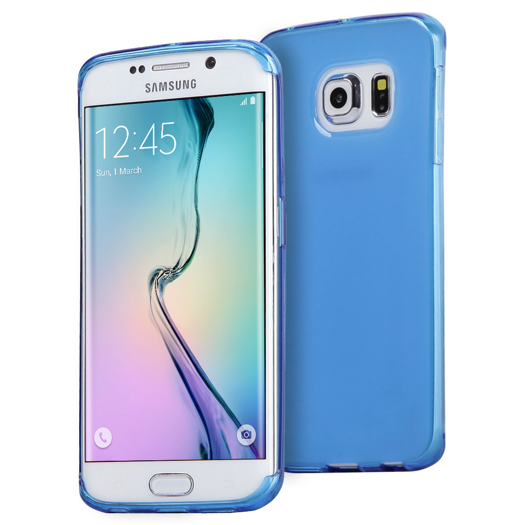 Flexi Gel Case - Samsung Galaxy S6 Edge (Smoke Blue)