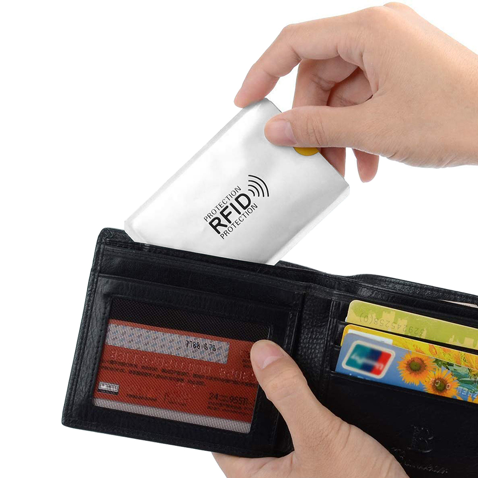 Anti-Theft RFID Blocking Credit Card Protective Sleeve