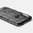 Anti-Shock Grid Texture Tough Case for Motorola Moto G8 Power Lite - Black