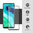 Imak Full Coverage Tempered Glass Screen Protector for Motorola Moto G8 - Black