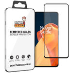Full Coverage Tempered Glass Screen Protector for OnePlus 9 - Black