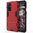 Slim Armour Tough Shockproof Case & Stand for OnePlus 9 - Red
