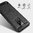 Flexi Slim Carbon Fibre Case for Motorola Moto E7 - Brushed Black
