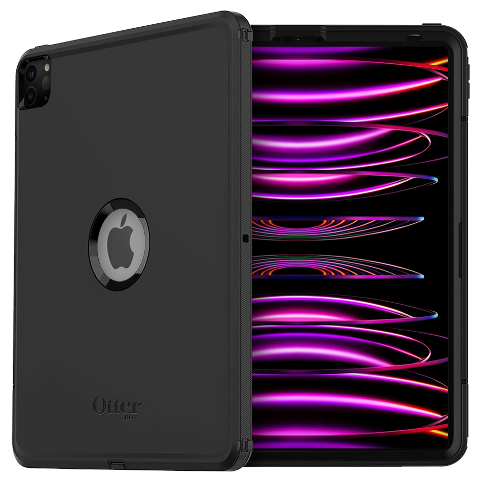 OtterBox Defender Series Pro Case for Apple iPad Pro 12.9 inch (6th, 5th, 4th, and 3rd Gen) - Black