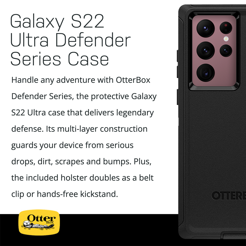 OtterBox Defender Series  Defender Series Coque pour Galaxy S22 Ultra