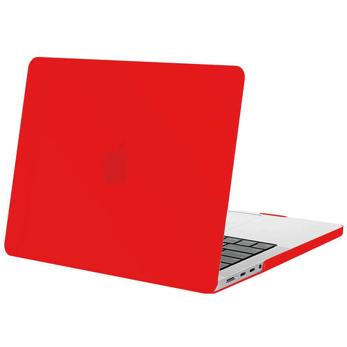 Frosted Hard Shell Case for Apple MacBook Pro (16-inch) 2023 / 2021 - Red (Matte)