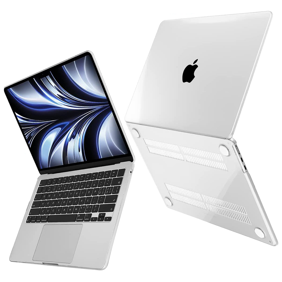 Glossy Hard Case for MacBook Air 13inch 2024 / 2022 (Clear)