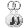 Flexi Slim Protective Cover / Key Ring Holder (2-Pack) for Apple AirTag - Clear