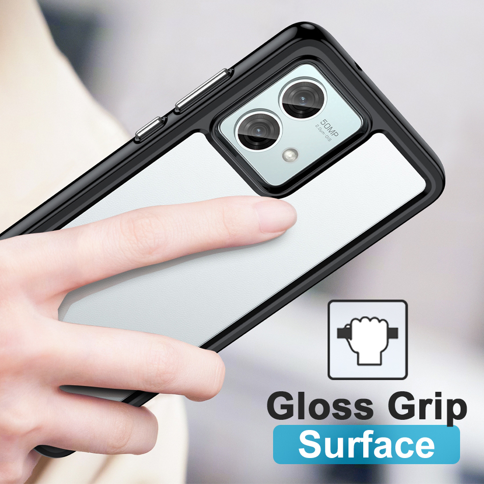 For Motorola Moto G84 5g Case Tpu + Acrylic Protective Phone Cover