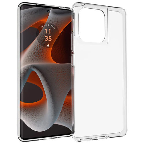 Flexi Slim Gel Case for Motorola Edge 50 Pro - Clear (Gloss Grip)