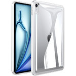 Hybrid Acrylic Tough Shockproof Case for Apple iPad Air 11-inch (M2) 2024 - Clear (Frame)