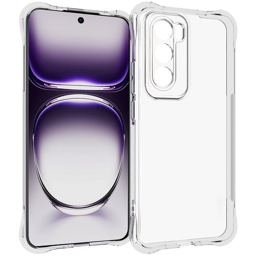 Flexi Gel Shockproof Case for Oppo Reno12 / Reno12 Pro 5G - Clear (Gloss Grip)