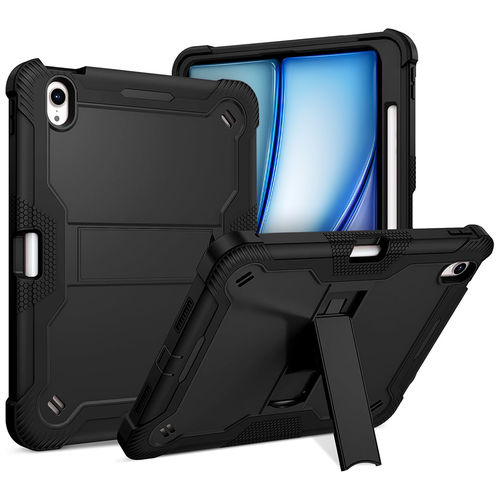 Dual Armour Heavy Duty Shockproof Case & Stand for Apple iPad Air 11-inch (M2) 2024