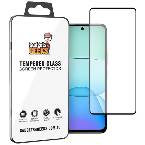 Full Coverage Tempered Glass Screen Protector for Xiaomi Redmi 13 4G - Black