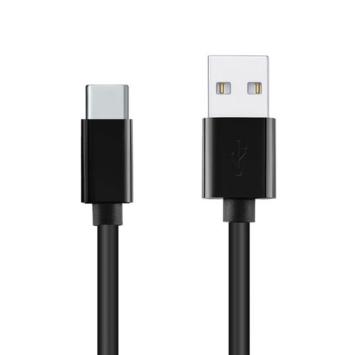 Short USB Type-C Data Charging Cable (30cm) - Black