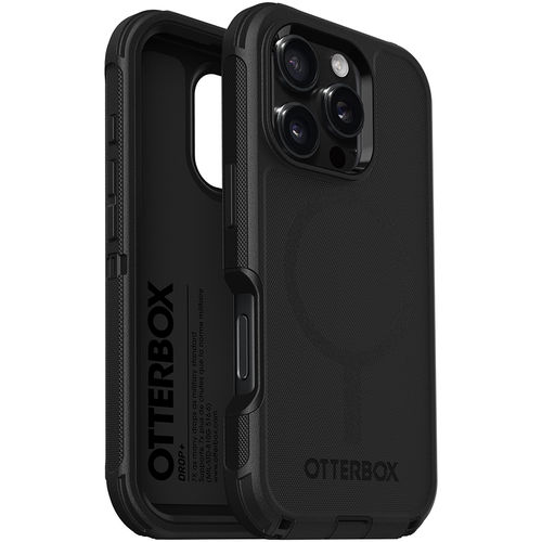 OtterBox Defender MagSafe Shockproof Case for Apple iPhone 16 Pro Max - Black