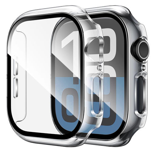 Anti-Scratch Hard Shell Case for Apple Watch 46mm (Series 10) - Clear (Frame)