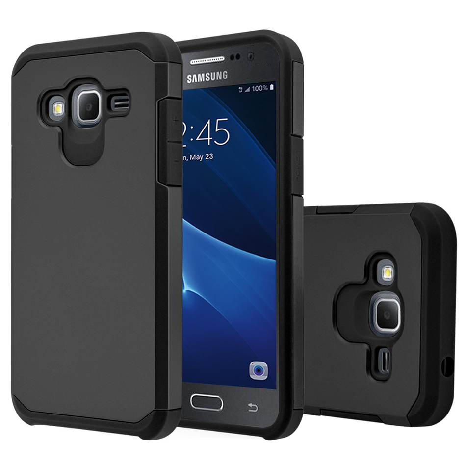 Hybrid Protective Tough Case Samsung Galaxy J3 2016 Black 7669