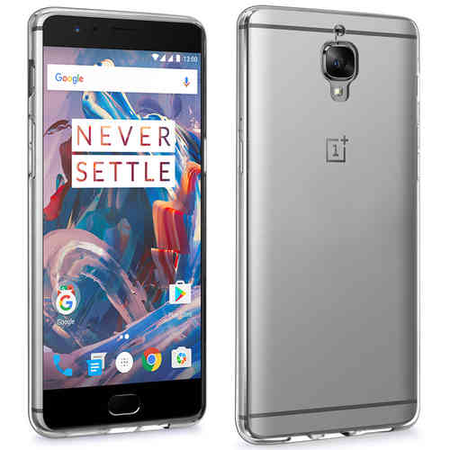 Flexi Gel Case for OnePlus 3 / 3T - Clear (Gloss Grip)