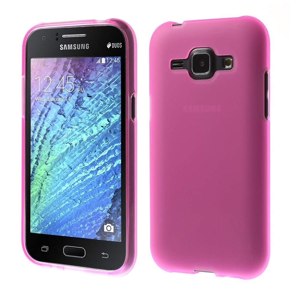 Flexi Gel Case for Samsung Galaxy J1 (2015) - Frosted Pink