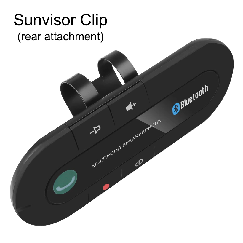 Bluetooth-compatible Handsfree Car Kit Sun Visor Wireless