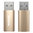 Baseus Sharp USB-C Type-C (Female) to USB 3.0 (Male) Adapter - Gold