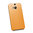 Dot Matrix View Flip Case for HTC One M8 - Orange