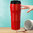 Spill-Proof Smart Grip Portable Travel Coffee Mug (470mL) - Red