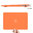 Frosted Hard Shell Case for Apple MacBook Air (13-inch) A1466 / ​A1369 - Orange