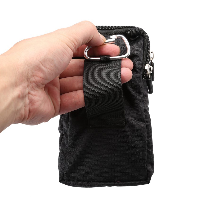 Nylon Storage Pouch / Waist Belt Travel Case Bag for Phone