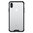 Hybrid Fusion Shockproof Hard Case for Apple iPhone X / Xs - Clear (Black Frame)
