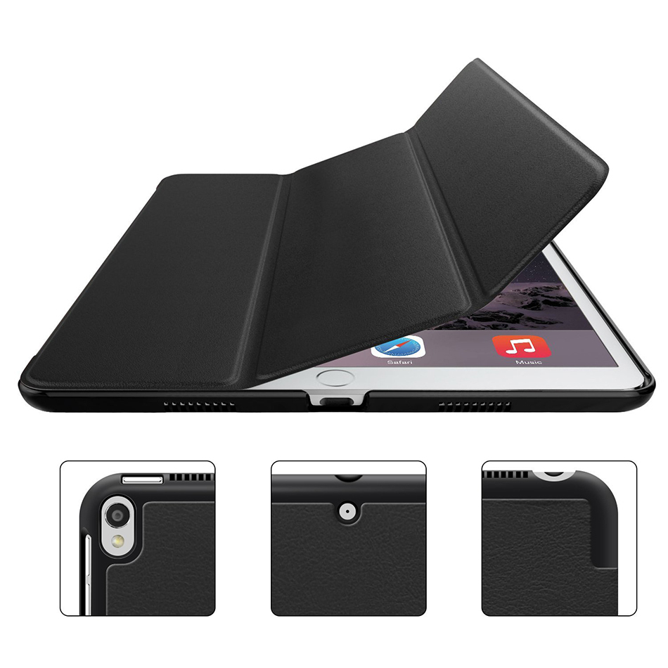 Trifold Smart Case for Apple iPad Air 3 / Pro 10.5-inch (Black)