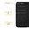 Leather Wallet Case & Card Holder Pouch for Google Pixel - Black