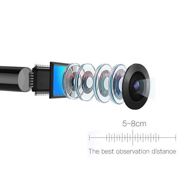 3-in-1 Waterproof USB-C Endoscope Inspection Camera Cable (2m)