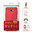 Flexi Slim Carbon Fibre Case for Samsung Galaxy J7 Prime - Brushed Red