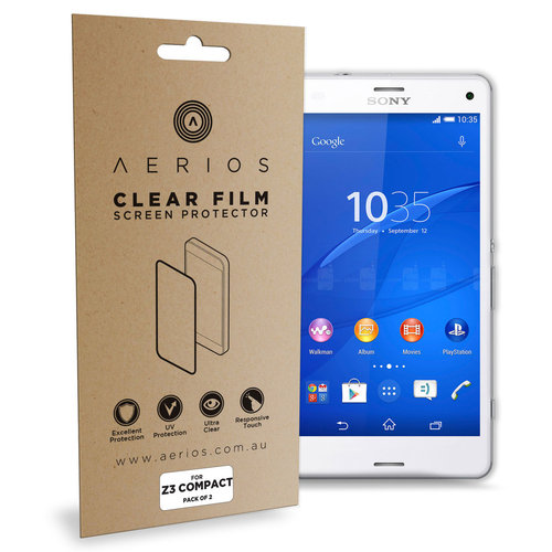 Aerios Clear Film Screen Protector Sony Xperia Z3 Compact