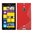 S-Line Flexi Gel Slim Case for Nokia Lumia 1520 - Red (Two-Tone)